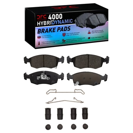 Dfc 4000 HybriDynamic, Disc Brake Pad Set, 4000-1568-01