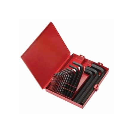 Eklind Hex-L Key Set, 18 per set, Hex Tip, Inch, Short Arm 269-10118