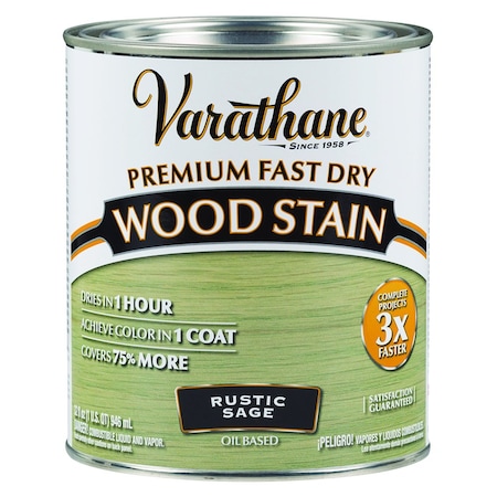 Rust-Oleum 1 Qt Rust-Oleum 297426 Rustic Sage Varathane Premium Fast Dry Wood Stain 297427
