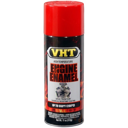 Vht Engine Paint VHT Heat Resistant to 550 Degrees Fahrenheit; Universal Bright Red; 11 Ounce Aerosol SP121