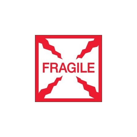 Bubblefast 2 x 2'' - ''Fragile'' Labels BFDL1316