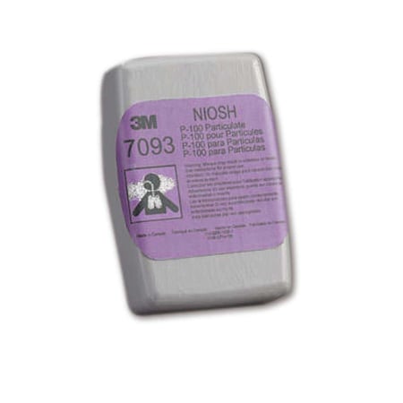 3M P100 Particulate Filter 7093B, 12PK 50051131527053