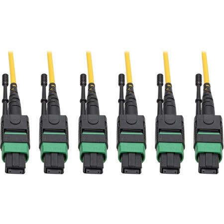 Eaton Tripp Lite Series MTP/MPO APC Singlemode Slim Trunk Cable, 24-Strand, 40/100 GbE, N392-30M-3X8-AP