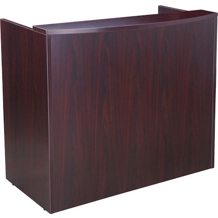 Boss Reception Desk Glazed Reception Desk, 48"Wx26"Dx41.5"H, M, 48" W X N168-M