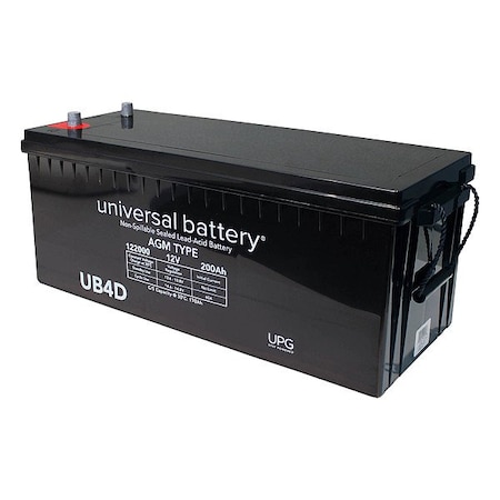 Upg 12V 200Ah Auto Post Group 4D, Battery 45972