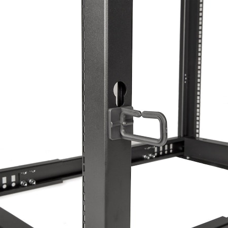 Rocstor 36U OPEN FRAME RACK 4-POST RACK-BLACK Y10E024-B1