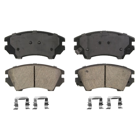 Wagner Brake QuickStop Front Disc Brake Pad Set Ceramic,  ZD1404