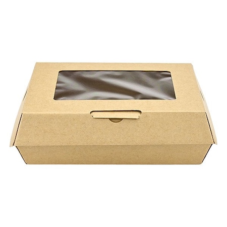 Ready Fresh Carry-Out Food Container, Kraft, PK200 RF-TGWL