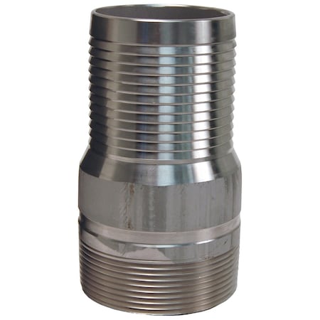 Dixon King Nipple, NPT Threaded Stainless, 6" RST60