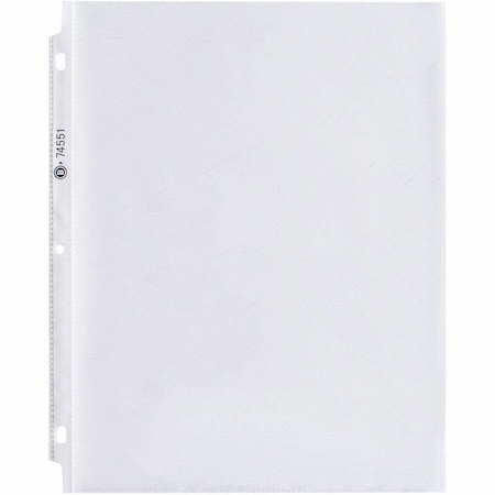 Business Source Sheet Protector, Clear, PK100 BSN74551