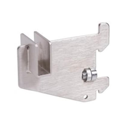 Luggage Loader 3 in. Blade Bracket for 0.5 x 1 in. Tube, Satin Nickel LU995016