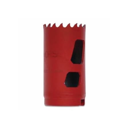Morse MHS/MHSA General Purpose Bi-Metal Hole Saw, 1-3/8 in Cutting dia, 1-15/16 in Cutting Depth, No 497-MHS22