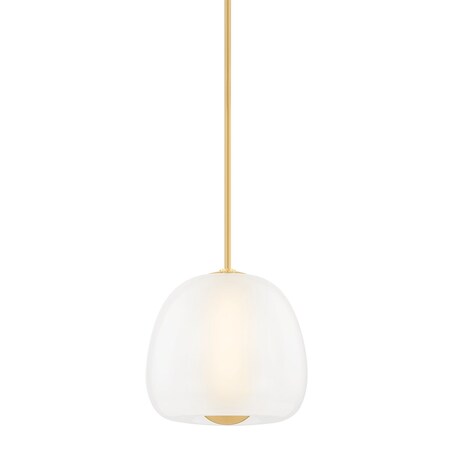 Hudson Valley Lighting Scranton 15 in. Pendant Aged Brass 3015-AGB