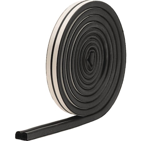 M-D Building Products Building Products 17 Ft. Black Small Rubber Auto & Marine Weatherseal for All Climates 1025