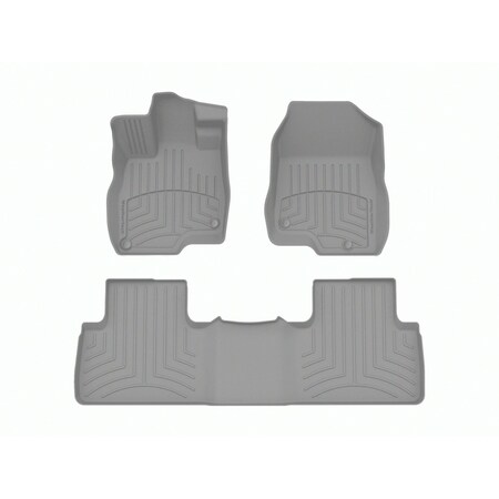 Weathertech Grey, Front and Rear FloorLiner HP 461469-1-2IM