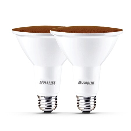 Bulbrite 90-W Equivalent, Amber Color PAR38 Weatherproof Outdoor E26 Medium Base Flood LED Light Bulb COLOR 861907