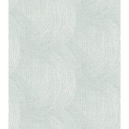 A-Street Prints Folly Seafoam Zen Swirls Wallpaper 4172-27505