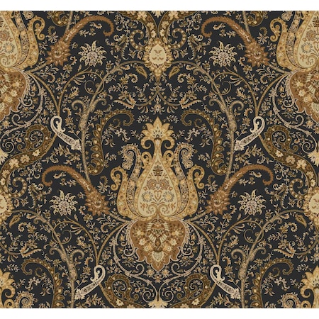 York Wallcoverings Byzance Brown Wallpaper WA7718