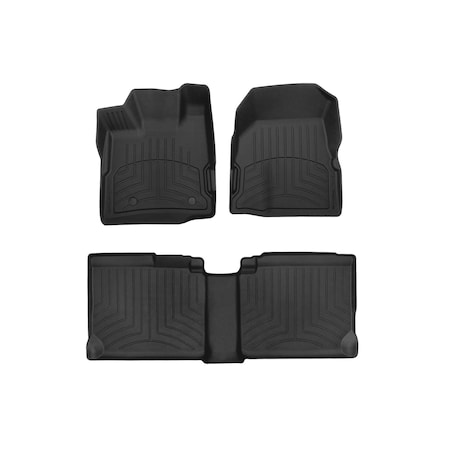 Weathertech Black, Front and Rear FloorLiner HP 443461IM-442712IM