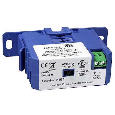 Johnson Controls Current Transducer, Split, Foot Mounted CTD-C2G00-1