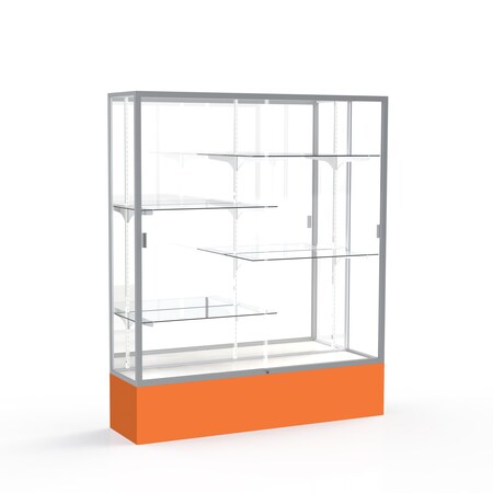 Ghent Spirit Floor Display Case 60x72x16, Mirror, Satin 375MB-SN-OR