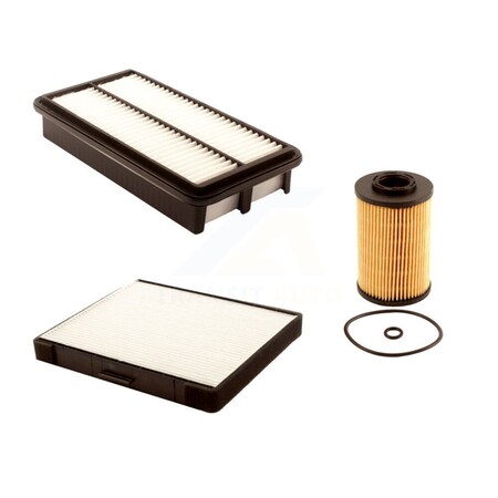 Pur 1x Air + 1x Cabin + 1x Engine Cartridge Oil Filter 3 Total Kit For Kia Sedona KFM-100463
