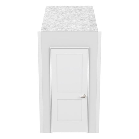 Versare Cubicle Wall Set, White, 96 in H 5801542