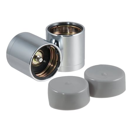 Curt Bearing Protector and Cover, 1.98 in Dia, Plastic, Chrome 22198
