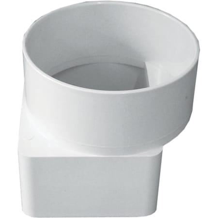 Ipex 3'' x 4'' x 4'' Sewer and Drain Offset Downspout Adapter 414463BC