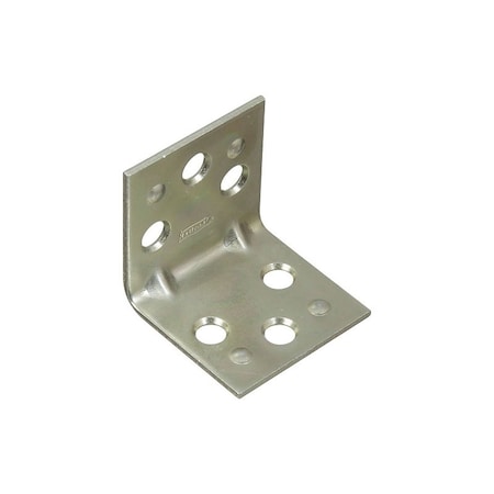 National Hardware V121 Series Corner Brace, 1-1/2 in L, 1-1/2 in W, 1-1/2 in H, Steel, Zinc, 2PK N285-544
