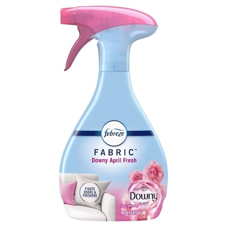 Febreze 08936 Fabric Refresher, 14.8 fl-oz, Liquid, Downy April Fresh, Clear/Light Yellow 030772089361