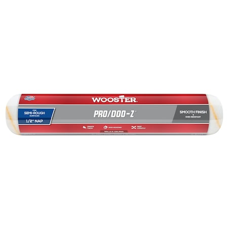 Wooster RR643 14 in. Pro Doo-Z 0.5 in. Nap Roller Cover 71497167941