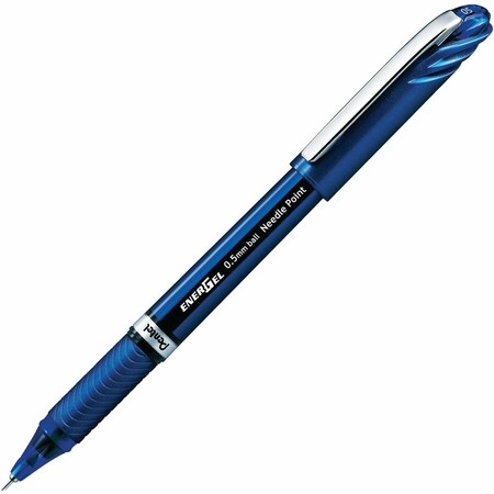 Pentel Pen Set, Blue, Non-Erasable, Gel, PK12 BLN25-C