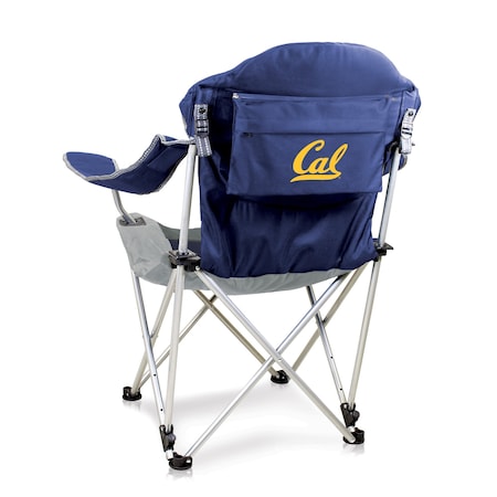 Picnic Time Family Of Brands NCAA Cal Bears Reclining Camp Chair - Beach Chair for Adults 803-00-138-074-0