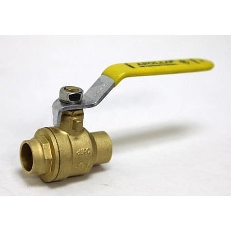 Apollo Valves 1/2" Sweat Brass Ball Valve Inline 94A20301