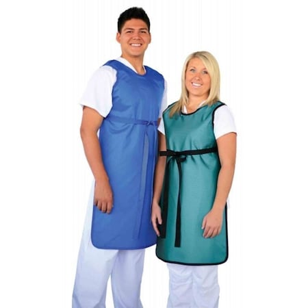 Jorgensen Laboratories Econ-Ray Apron w/tie Strap, Large, Royal Blue J0676TB