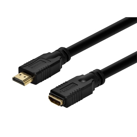 Monoprice HDMI Extension Cable, Black, 10 ft., 24AWG 3343