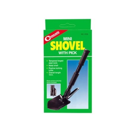 Coghlans Coghlan's Black Shovel/Pick 7.625 in. H X 3.875 in. W X 16 in. L 1 pk 9720