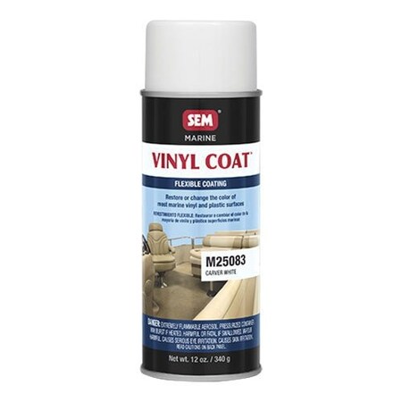 Sem Vinyl Coat, 16 oz, Carver White, No VOC VOC, 24 hr Curing M25083