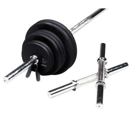 Usa Sports By Troy Barbell Troy Barbell USA Sports 110 lb. Standard Threaded Weight Set BRSS-110T