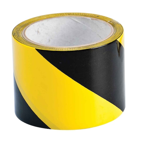 Brady Warning Tape Black/Yellow 3'' 18 Yards 55303