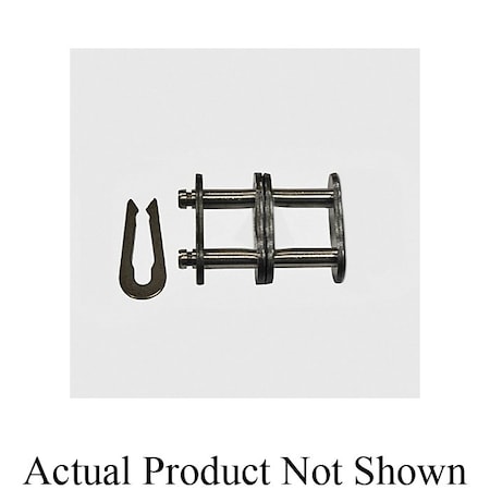 Tsubaki Triple Strand British Standard DIN Connecting Link, RS08B, .5P, .175 Pin, 304SS RS08B-2SSCL