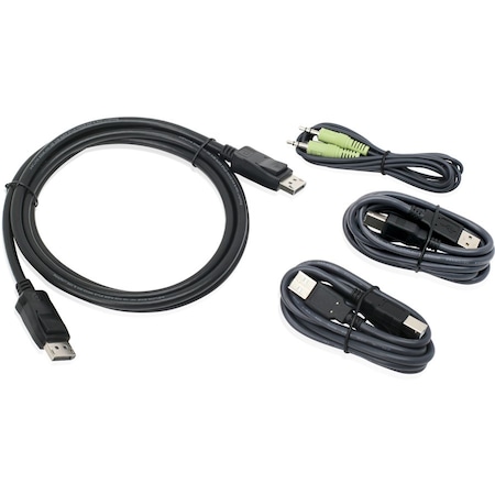 Iogear 6FT DISPLAYPORT USB KVM CABLE G2L902UTAA3