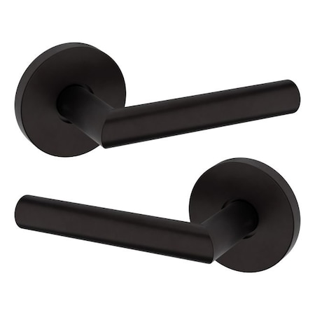 Baldwin Baldwin Preconfigured 5173 Lever with 5046 Rose Passage Lock with 2-3/8in Backset and Full Lip 5173102PASS