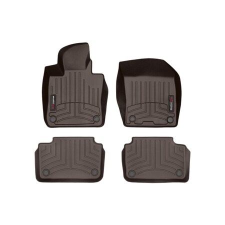 Weathertech Cocoa, Front and Rear Floorliners 471525-1-3