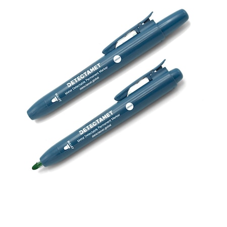 Detectamet Metal Detectable Permanent Marker, Green Color Family, 10 PK 146-A05-P04-A07
