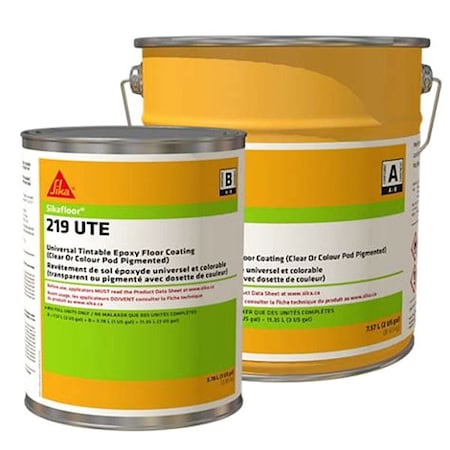 Sika Epoxy Coating, Clear, 1 gal, High Gloss 784080