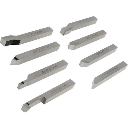 Grizzly 8 pc. HSS 1/4" Mini Tool Set H5870