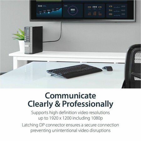 Startech.Com 6ft 1.8m DisplayPort to DVI Cable - DisplayPort to DVI Adapter Cable - DP to DVI-D Video DP2DVI2MM6