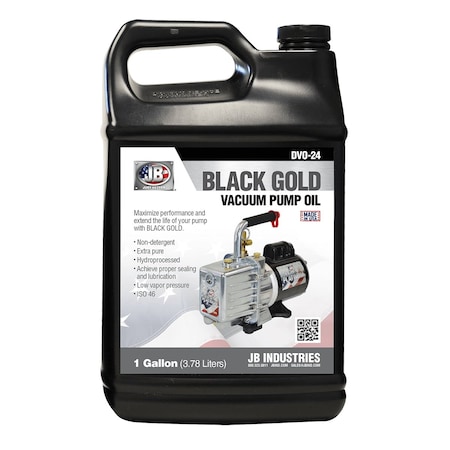 Black Gold Refrigerant Evac Pump Oil, 1gal, Black DVO-24